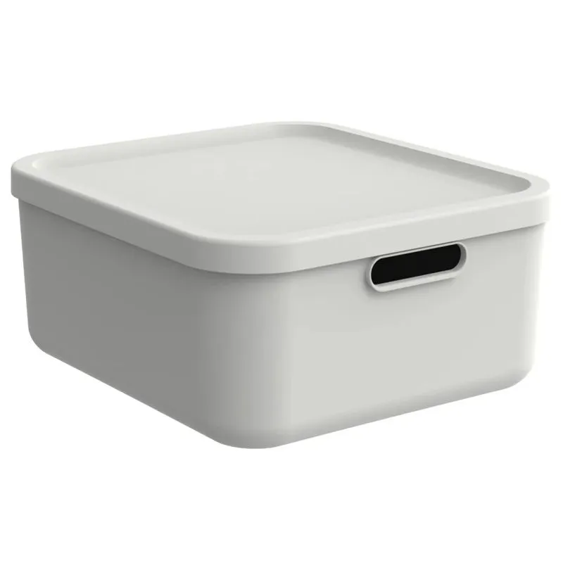 Uzglabāšanas kaste ar vāku Rotho Albula, 20 l, balta, 39.5 x 35.5 x 17.7 cm