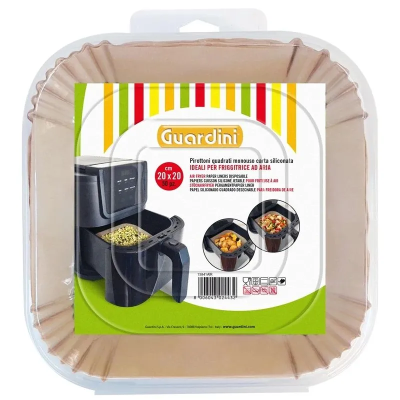 Cepamais papīrs karstā gaisa cepšanai Guardini, 20 cm x 20 cm, 50 gb.