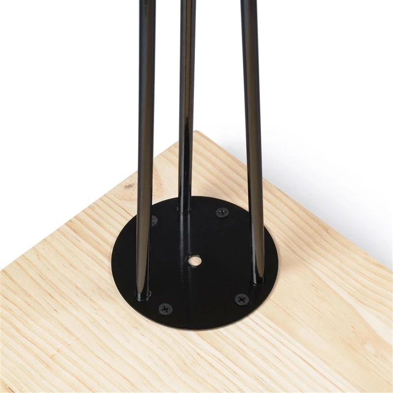 Kāja galda 400 mm melna kniepadatas f.