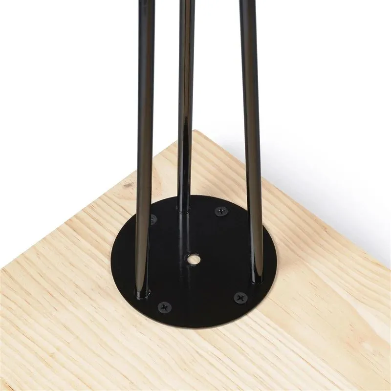 Kāja galda 400 mm melna kniepadatas f.