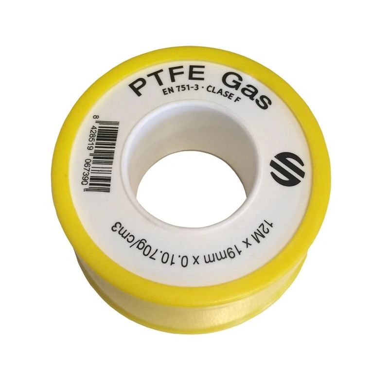 Lente teflona gāzei ptfe 19mmx0.75mmx12m