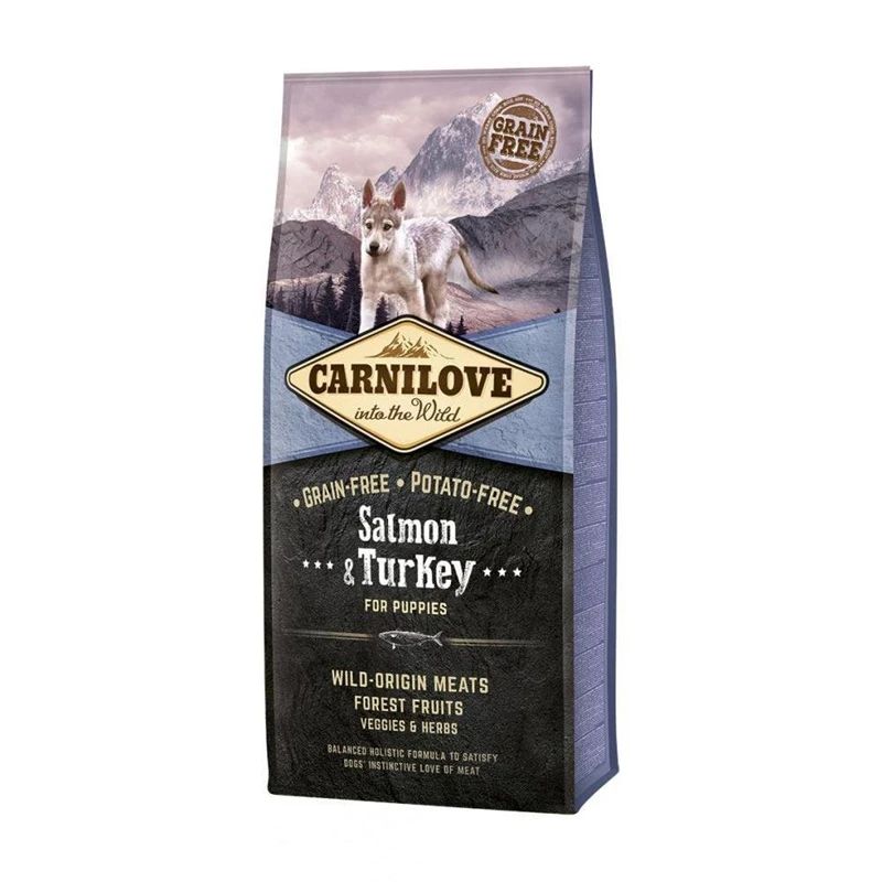 Dog food salmon.turkey puppy 1.5kg