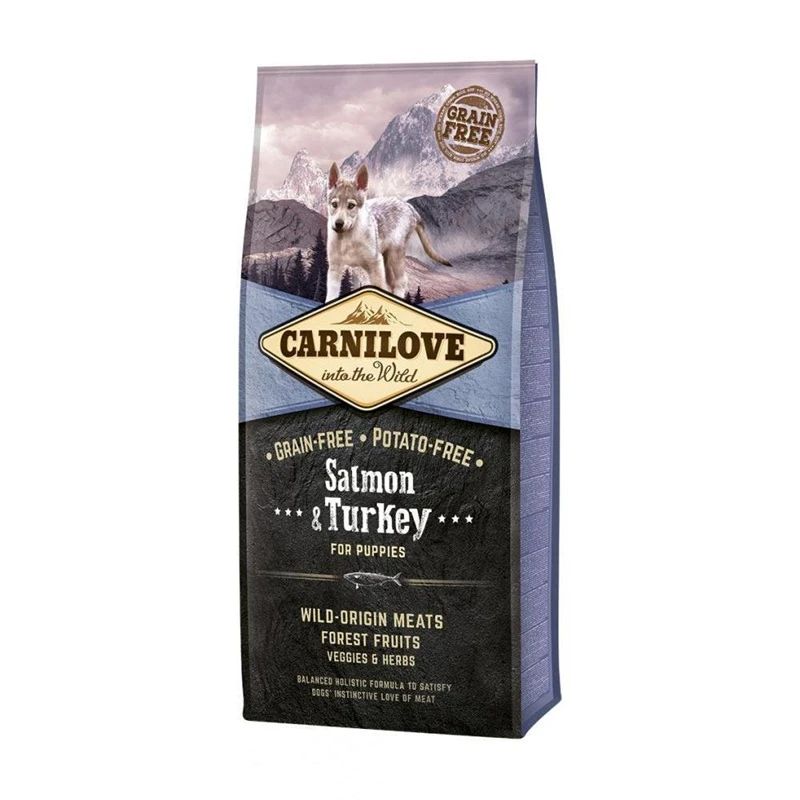 Dog food salmon.turkey puppy 1.5kg