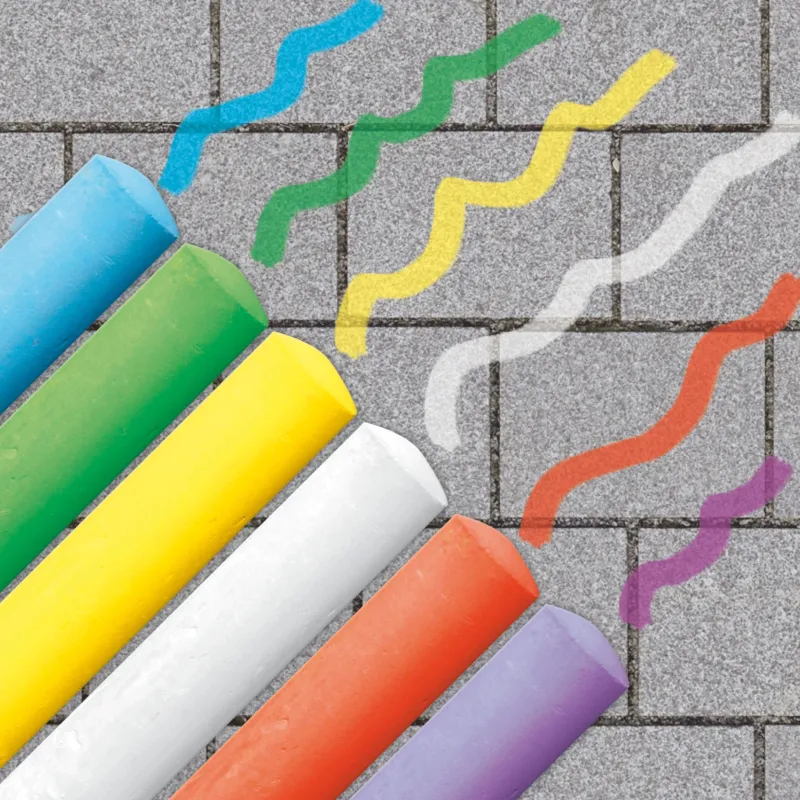 SES Playground chalks, 6 pcs
