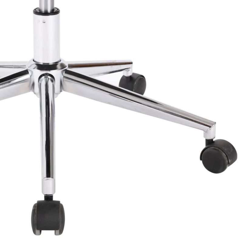 vidaXL biroja krēsls, pelēks audums