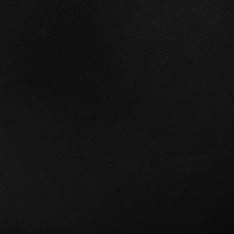 vidaXL biroja krēsls, grozāms, liekts koks un melna mākslīgā āda