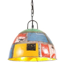 vidaXL griestu lampa, industriāla, daudzkrāsaina, 25 W, 31 cm, E27