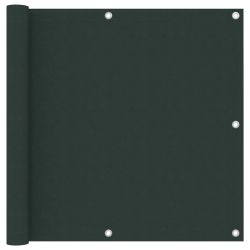 vidaXL Balkono pertvara, tamsiai žalia, 90x600cm, oksfordo audinys