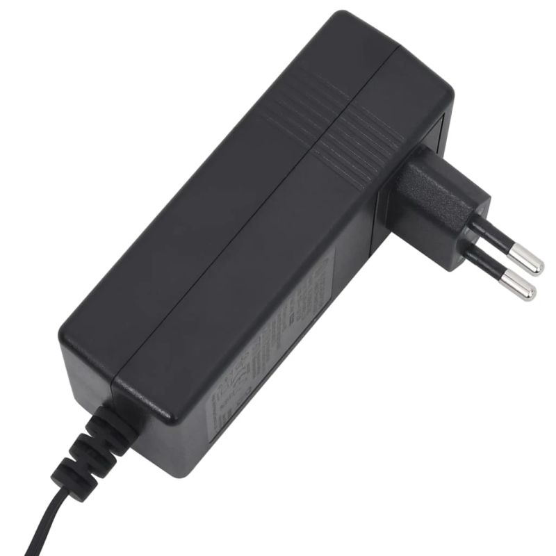 vidaXL elektrisks masāžas krēsls, tumši zaļš audums