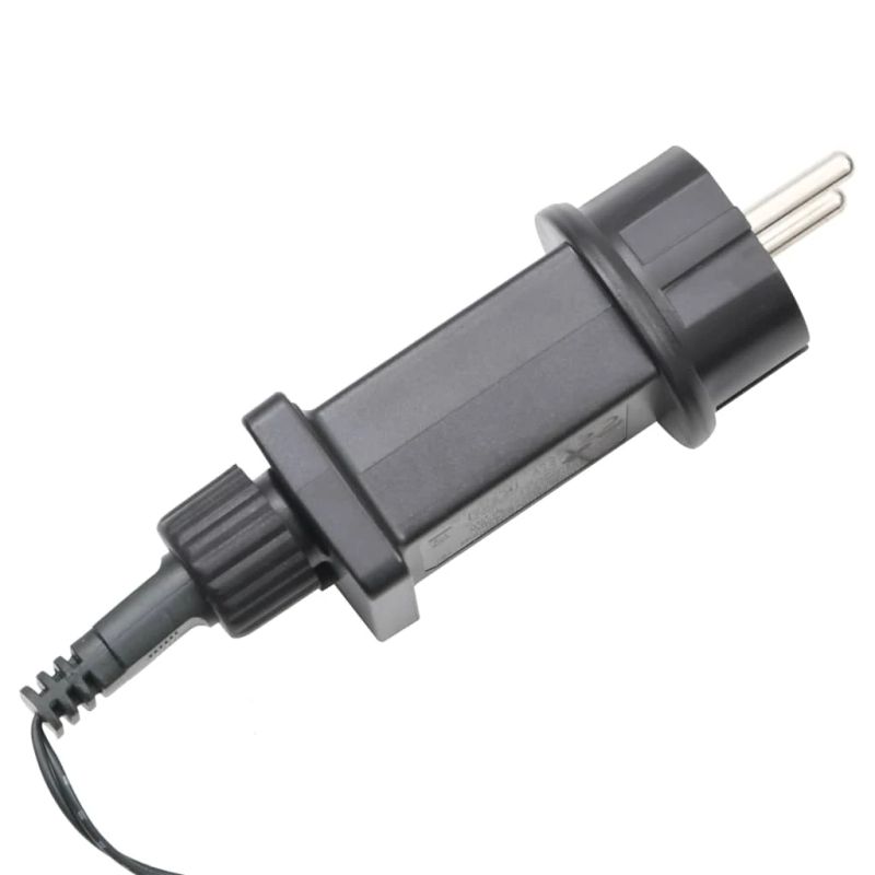 vidaXL Ziemassvētku egle karoga mastam, 3000 silti baltas LED, 800 cm