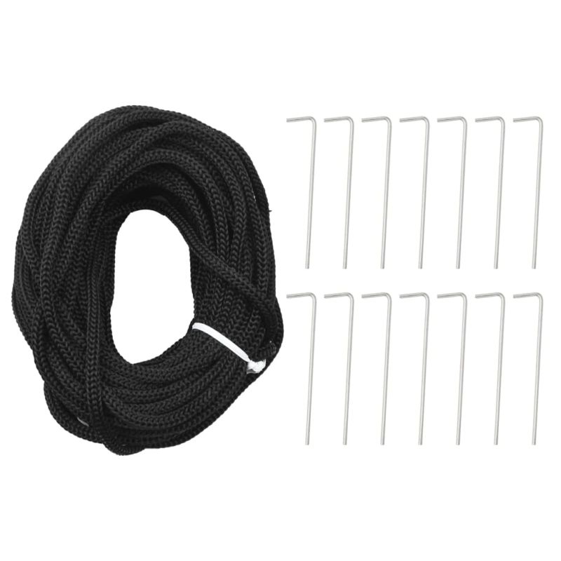 vidaXL Ziemassvētku egle karoga mastam, 3000 silti baltas LED, 800 cm