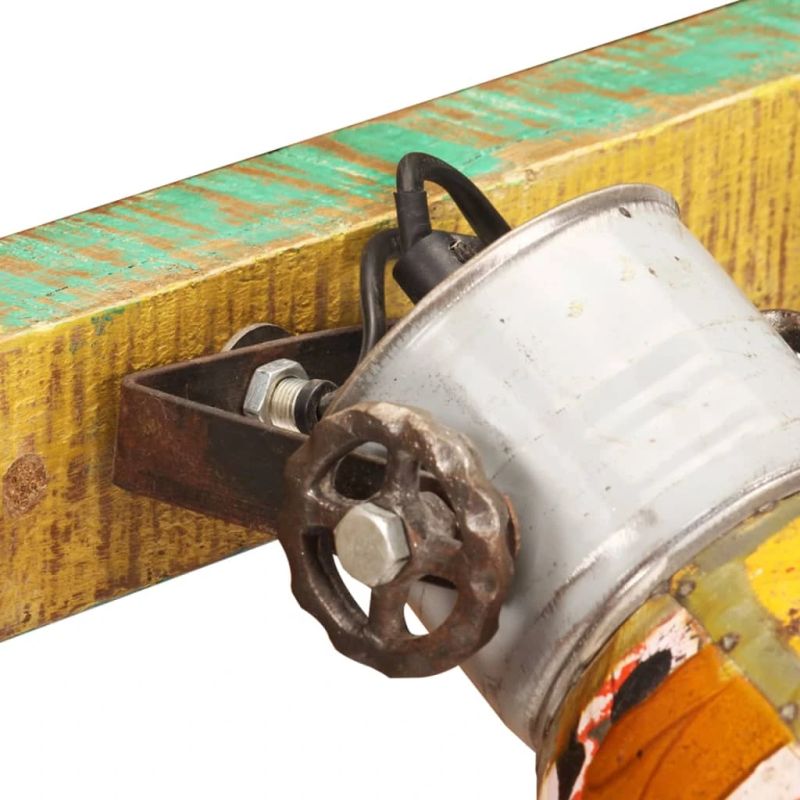 vidaXL sienas lampa, industriāls dizains, krāsaina, 65x25 cm, E27