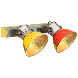 vidaXL sienas lampa, industriāls dizains, krāsaina, 45x25 cm, E27