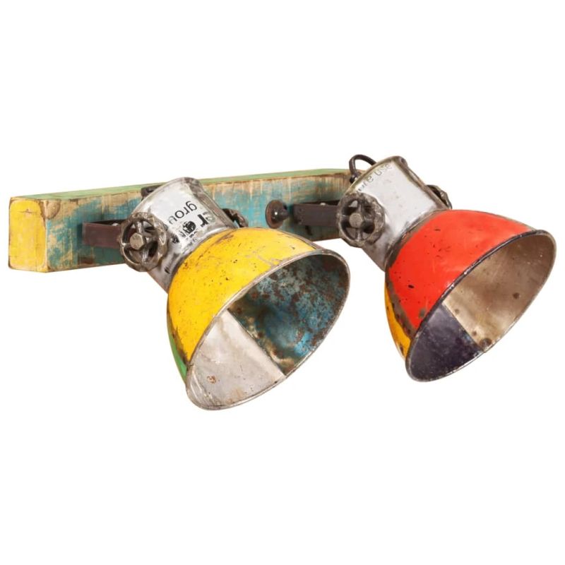 vidaXL sienas lampa, industriāls dizains, krāsaina, 45x25 cm, E27