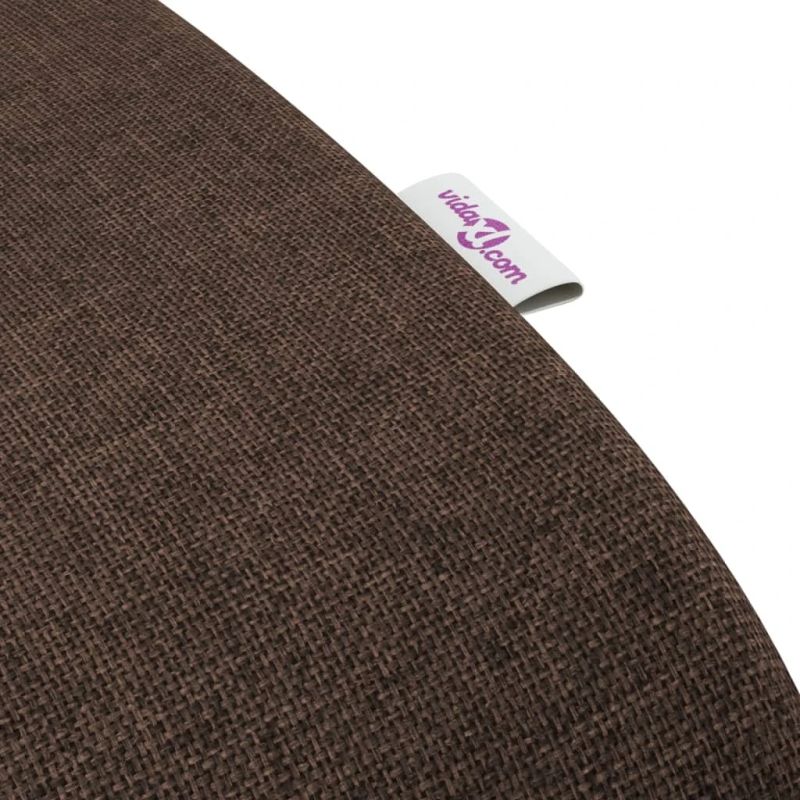 vidaXL krēsls ar ceļu atbalstiem, brūns, 55x84x55 cm, bērza saplāksnis