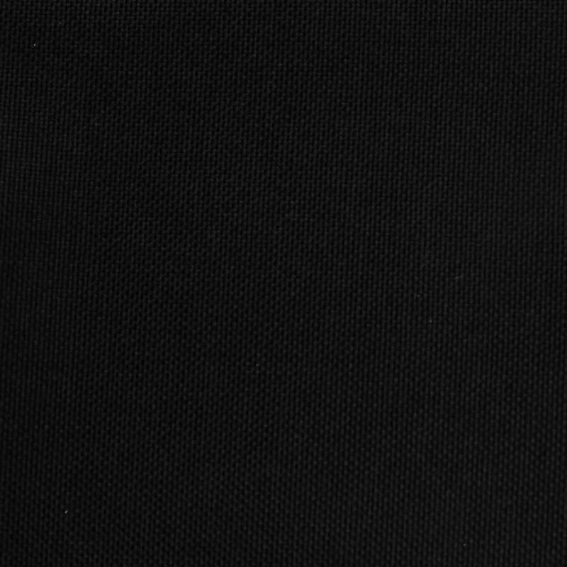 vidaXL atpūtas krēsls ar kājsoliņu, melns audums