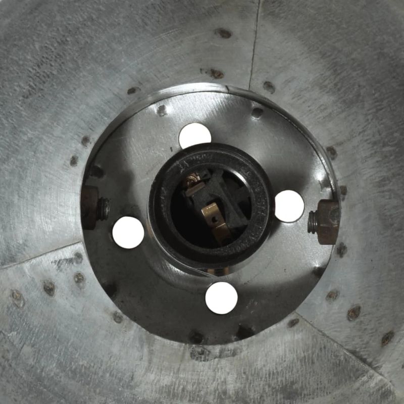 vidaXL sienas lampa 25 W, vintāžas, sudraba krāsa, 50x50x25 cm, E27