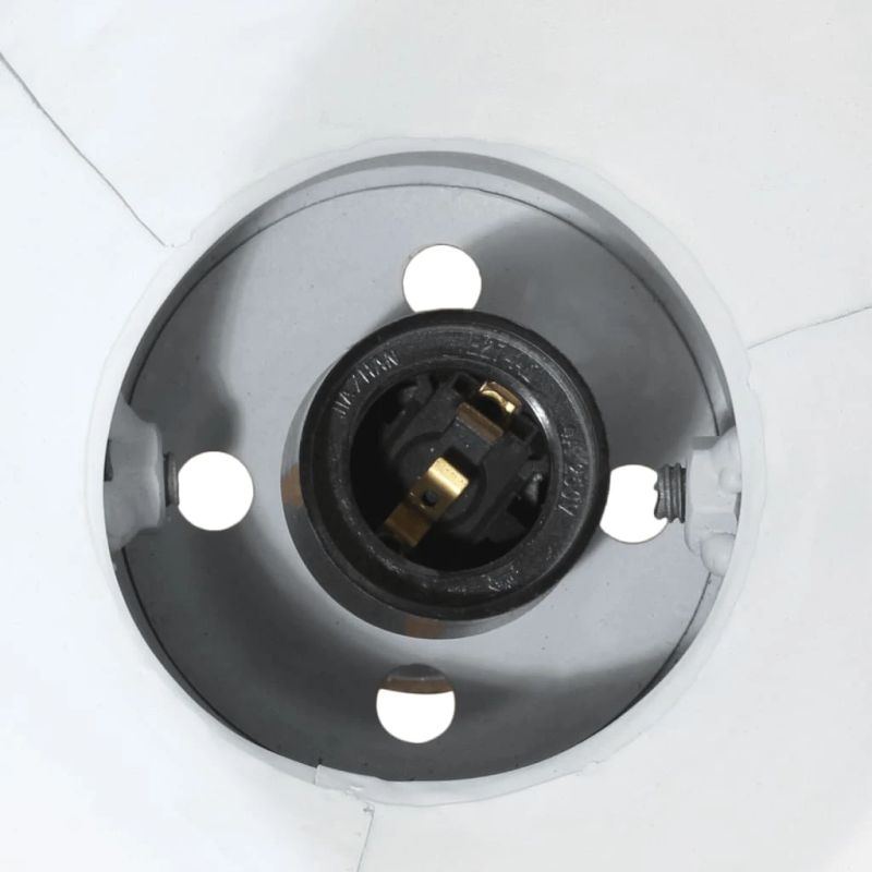 vidaXL sienas lampa 25 W, vintāžas, melna, 50x50x25 cm, E27