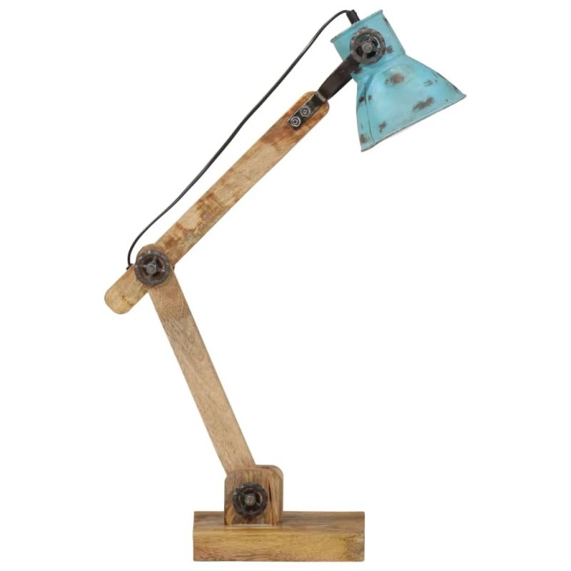 vidaXL galda lampa, 25 W, bružāti zila, 23x18x96 cm, E27