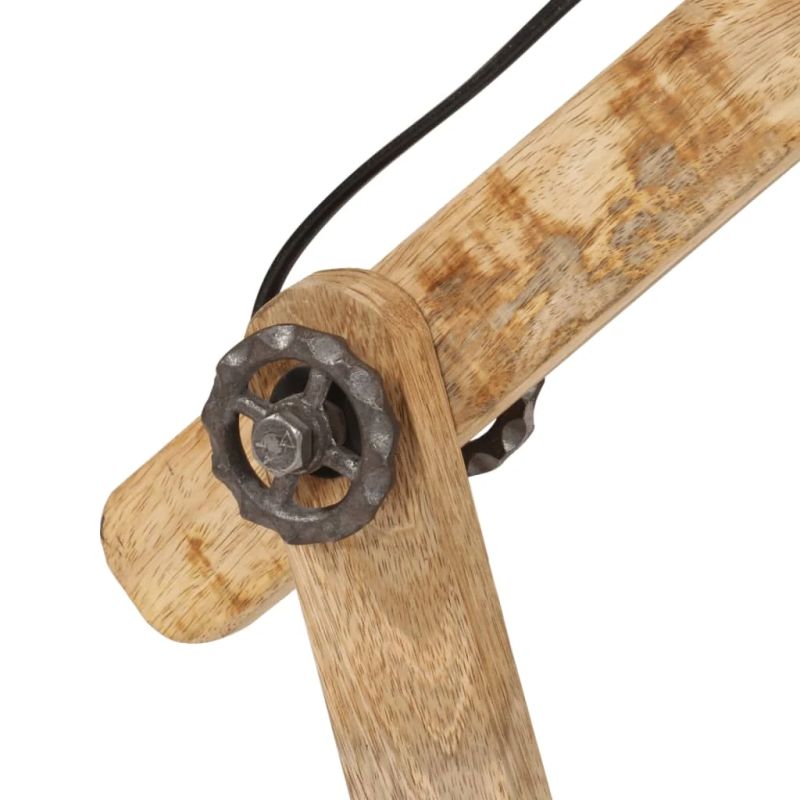 vidaXL galda lampa, 25 W, bružāti zila, 23x18x96 cm, E27