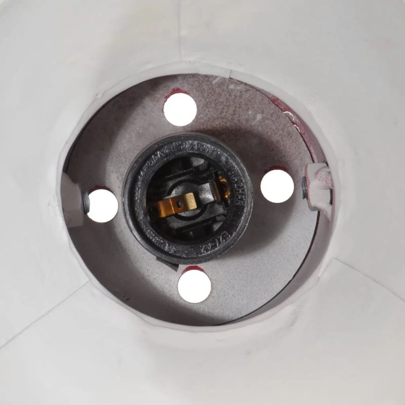 vidaXL sienas lampa, 25 W, bružāti sarkana, 96x15x20 cm E27