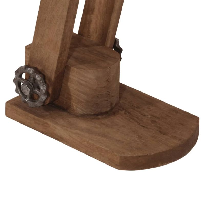 vidaXL galda lampa, 25 W, antīka misiņa krāsa, 23x13x52 cm, E27