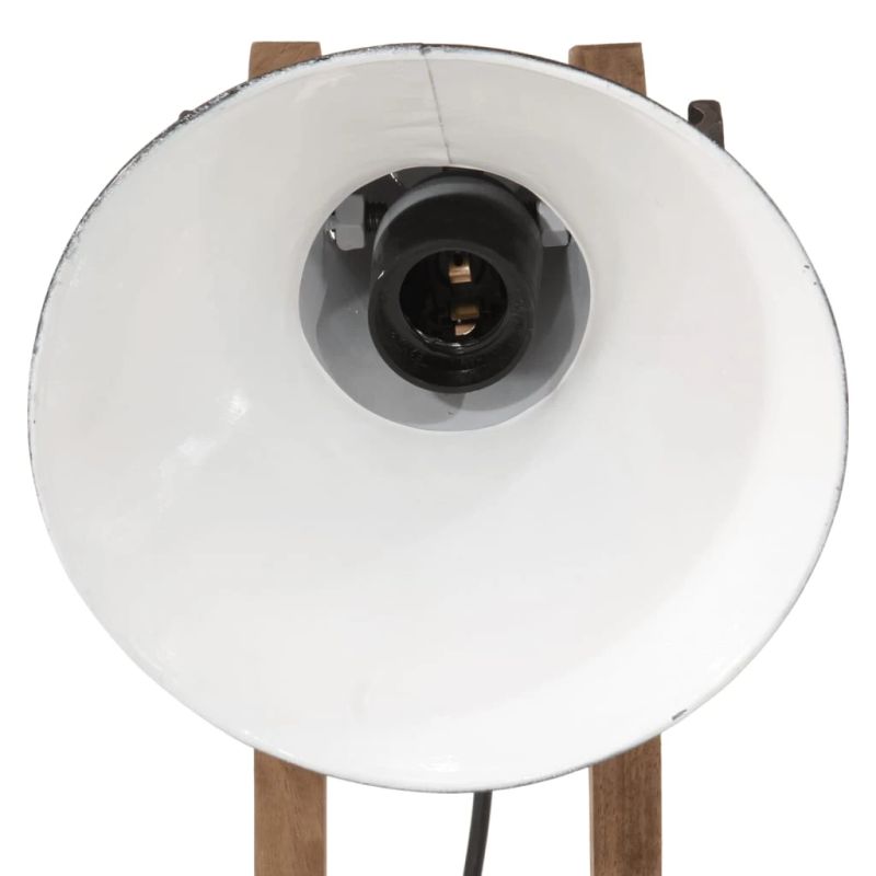 vidaXL galda lampa, 25 W, melna, 23x13x52 cm, E27