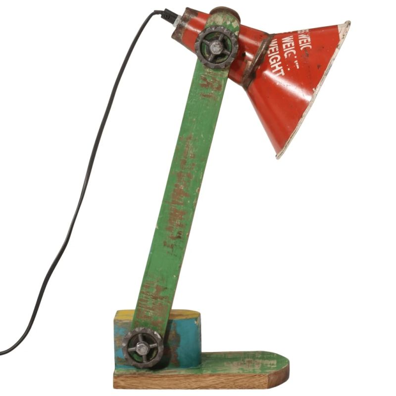 vidaXL galda lampa, krāsaina, 25 W, 23x13x52 cm, E27