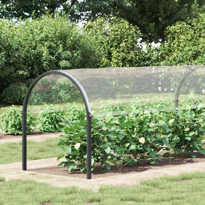 vidaXL Augu vāks ar cilpām 2x10 m PVC