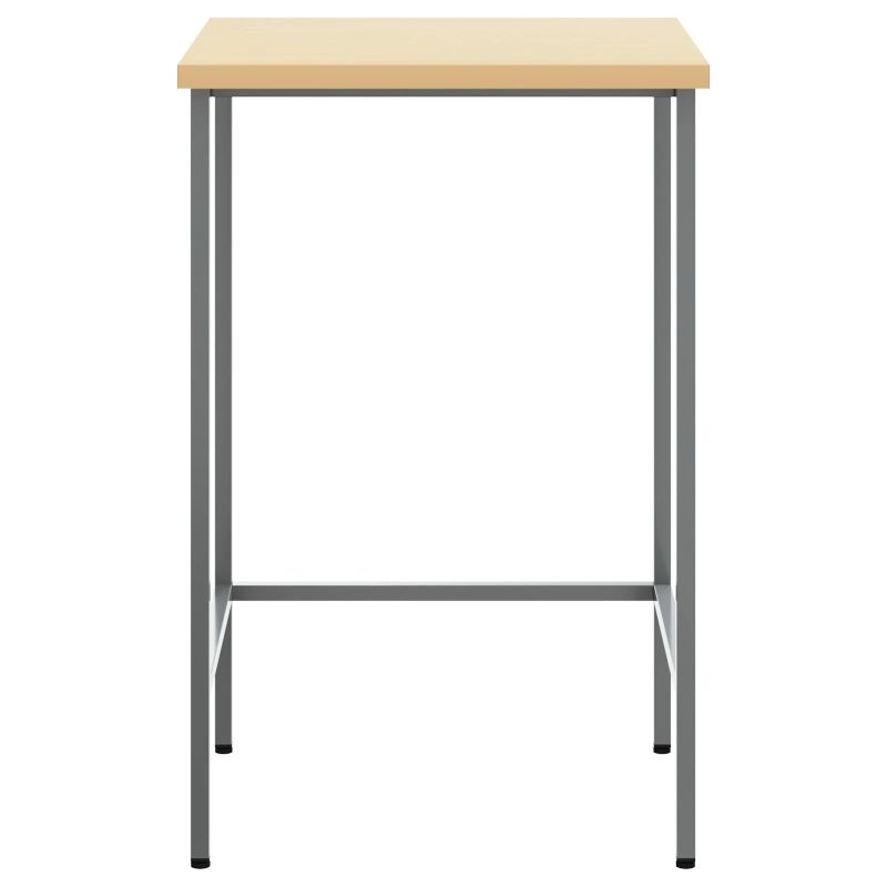 vidaXL Stūrveida galds Pelēka 55 x 55 x 85 cm