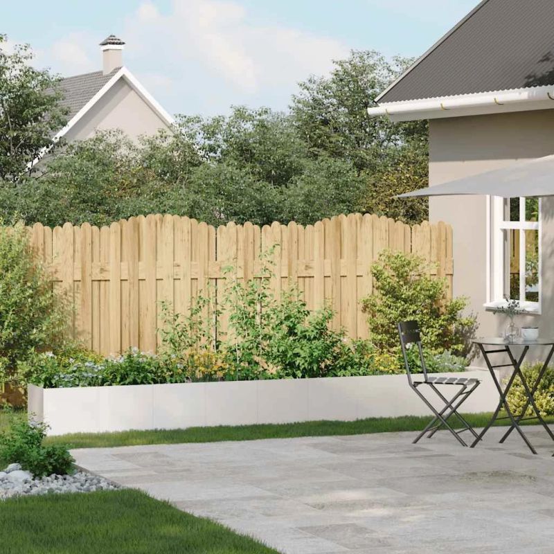 vidaXL puķu kaste, 360x40x40 cm, nerūsējošs tērauds