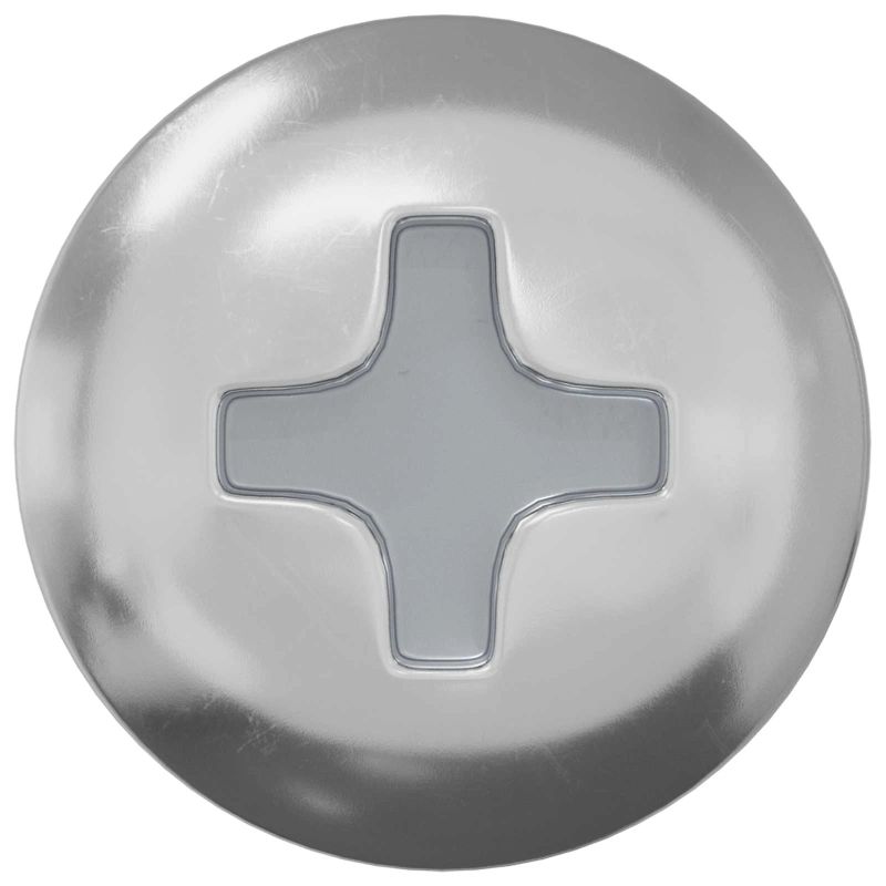 vidaXL Koka skrūve 2 pcs Sudraba M4 x 28 mm Dzelzs