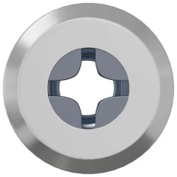 vidaXL Bloķējošais uzgrieznis 2 pcs Sudraba M6 x 15 mm Tērauds