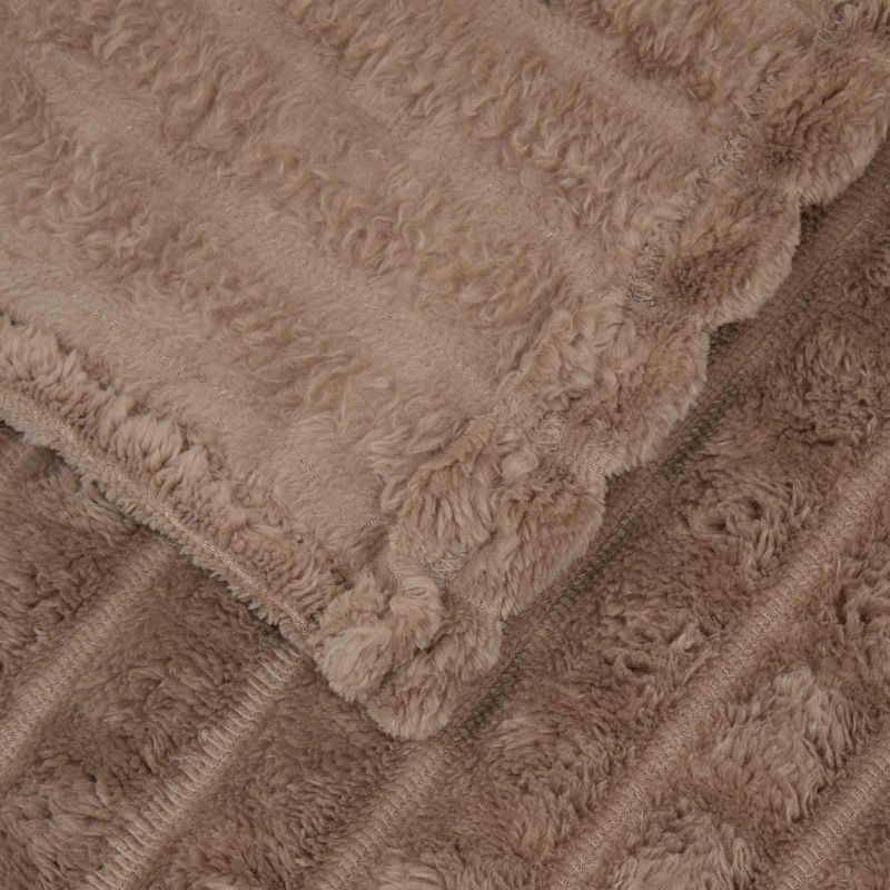 vidaXL Pleds Kamieļu krāsa 200 x 150 cm Flīss