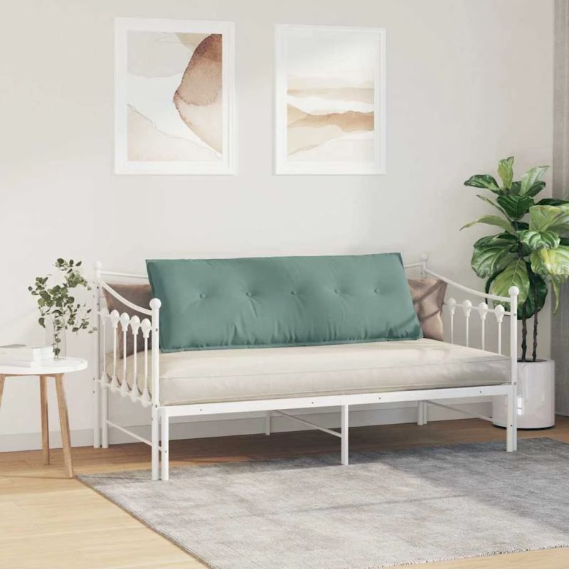 vidaXL Atpakaļ spilvens Jūras zaļa 140 x 50 cm Korduroja audums