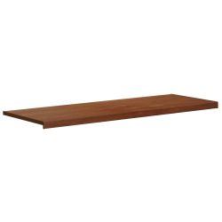 vidaXL Logu palodze Brūna koks 160 x 50 x 4,5 cm PVC