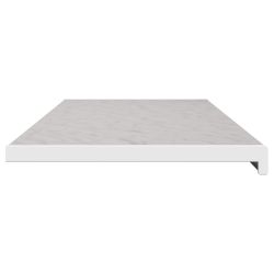 vidaXL Logu palodze Marmora teksts -enure 140 x 40 x 4,5 cm PVC