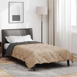 vidaXL Vasaras segas Antracīts un taupe 220 x 140 cm Mikrošķiedra