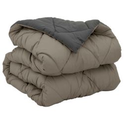 vidaXL Pilnas gada sega Gaiši pelēks un antracīts 200 x 135 cm