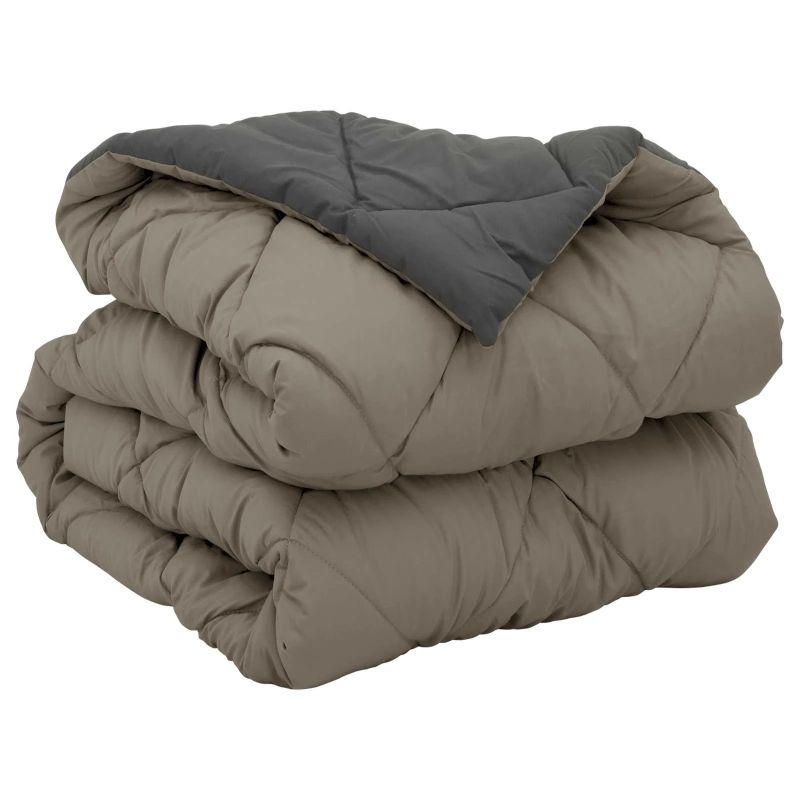 vidaXL Pilnas gada sega Gaiši pelēks un antracīts 220 x 135 cm