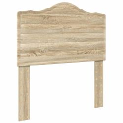 vidaXL Gultas rāmis Sonoma ozols 90 x 190 cm Inženieru koks