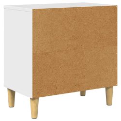 vidaXL Kaķu māja Spīdīga Balta 51 x 30 x 52 cm Inženierijas koks