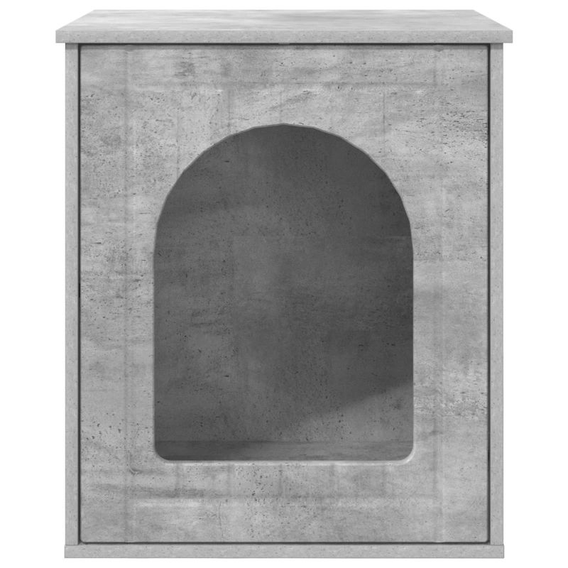 vidaXL Kaķu māja Betons 53 x 52 x 62 cm Inženierijas koks