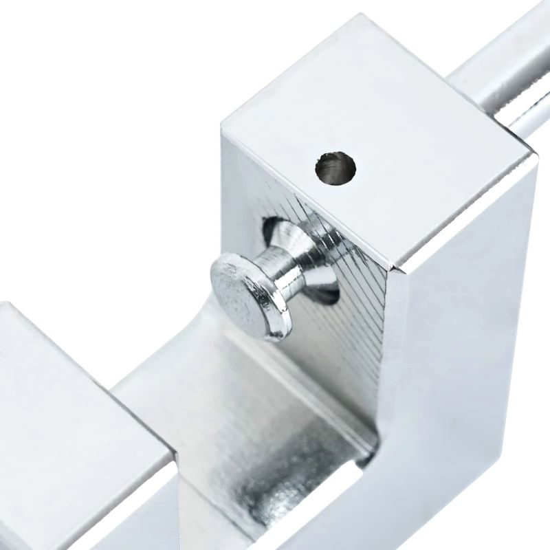 vidaXL Piekarāmā slēdzene 2 pcs Sudraba 5 x 1,9 x 4,5 cm Dzelzs