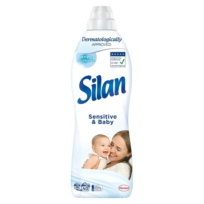 Veļas mīkstinātājs Silan Spring Sensitive. šķidrums. 0.88 l