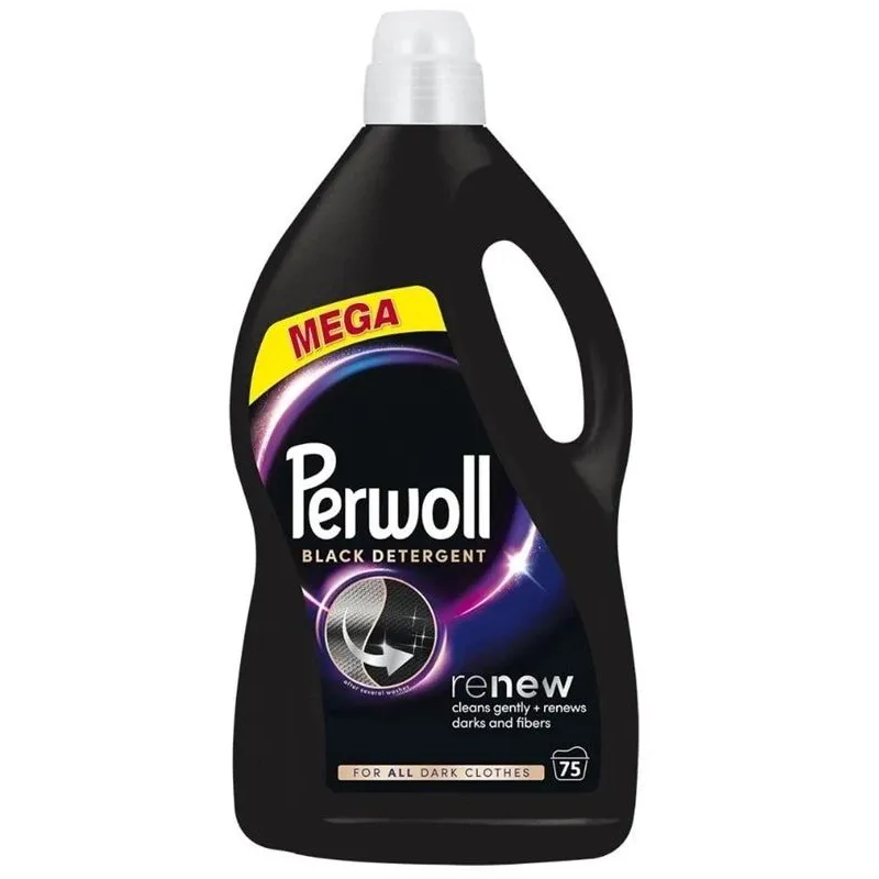 Šķidrs mazgāšanas līdzeklis Perwoll Black, 3.75 l