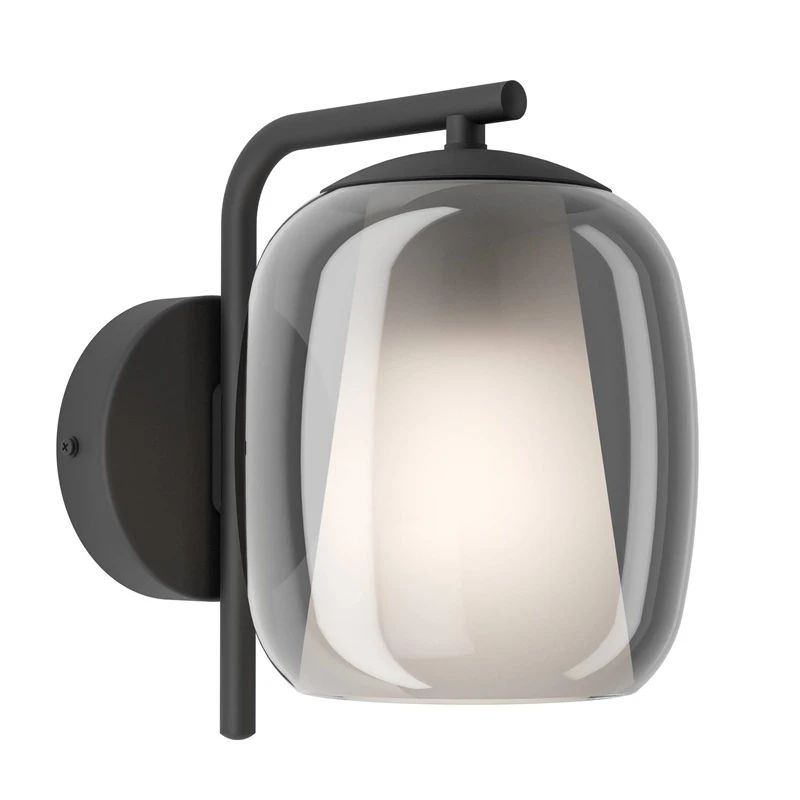 Luminaire wall e27 1x28w gray