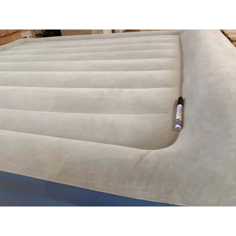 Nocenota prece - Piepūšams matracis Bestway 67614. zila/pelēka. 203 x 152 cm