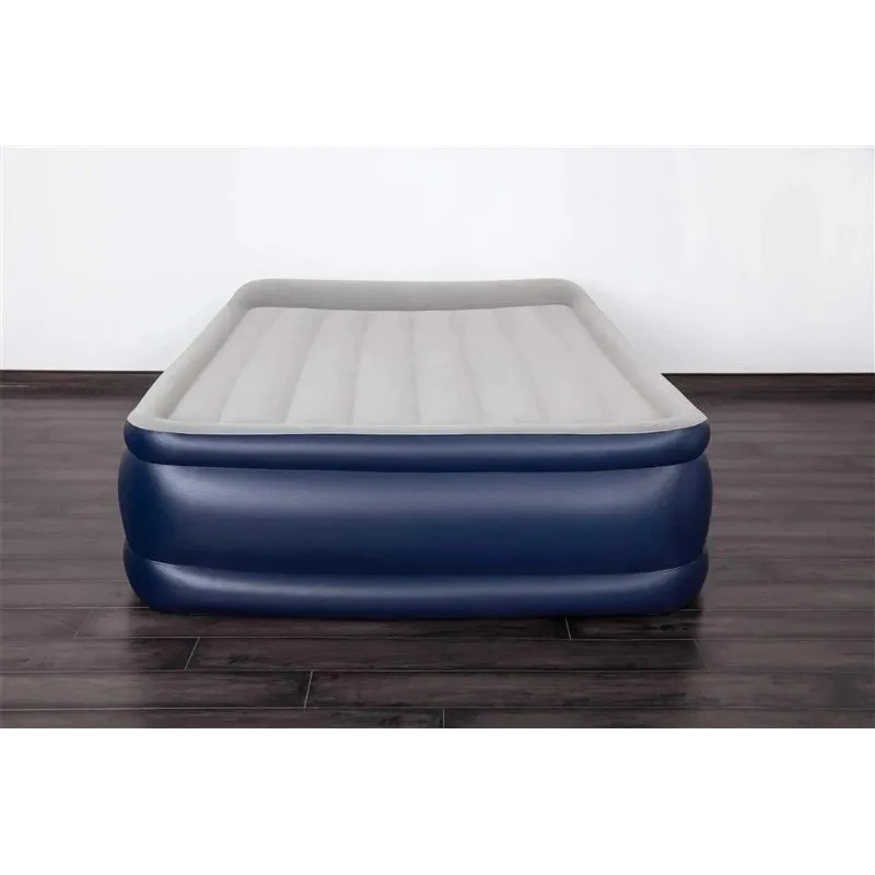 Nocenota prece - Piepūšams matracis Bestway 67614. zila/pelēka. 203 x 152 cm