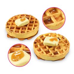 SLIME MART Gatavošanas komplekts - Iepirkumu maisiņš Waffles